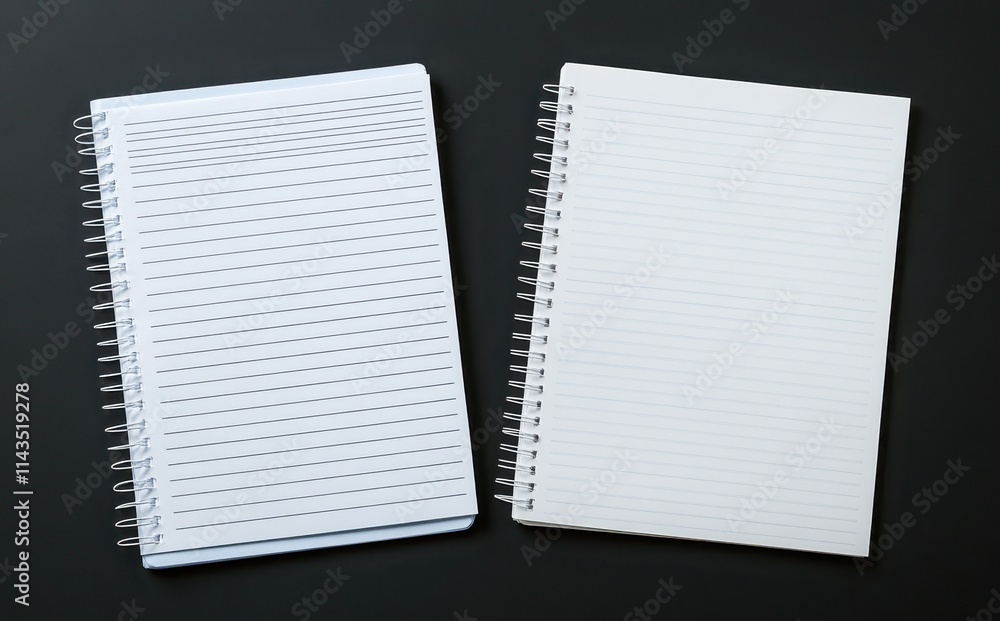 Blank and Lined Notebooks on Dark Surface: Ideal for Writing, Note-Taking, Planning and Creative Projects, Enhanced Academic and Professional Productivity Blank and Lined Notebooks on Dark Surface: Ideal for Writing, Note-Taking, Planning and Creative Projects, Enhanced Academic and Professional Productivity