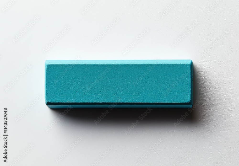 Elegant Turquoise Eraser on a Smooth White Surface, Perfect for School Supplies, Office Accessories, and Creative Projects, Providing a Pop of Color and Functionality Elegant Turquoise Eraser on a Smooth White Surface, Perfect for School Supplies, Office Accessories, and Creative Projects, Providing a Pop of Color and Functionality