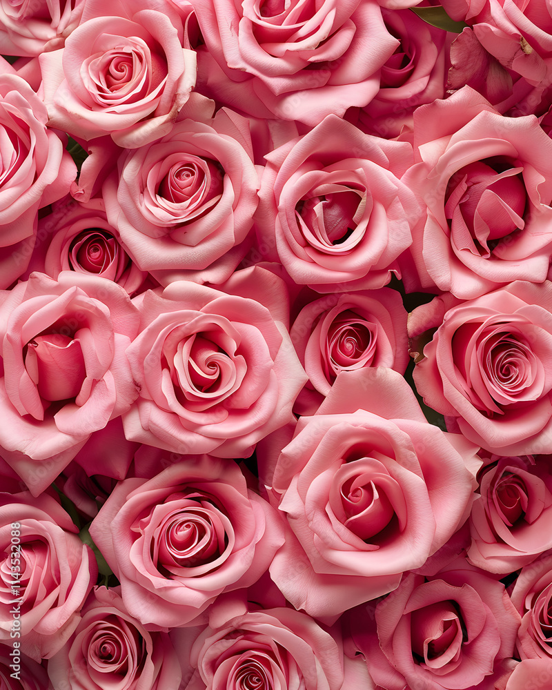 Close-up Photograph of Multiple Light Pink Roses Close-up Photograph of Multiple Light Pink Roses