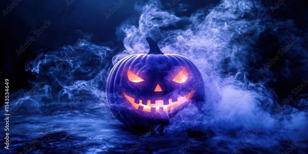 Naklejka premium Art Featuring Halloween Elements