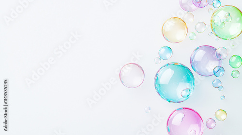 Dreamy Bubbles: Pastel-hued...