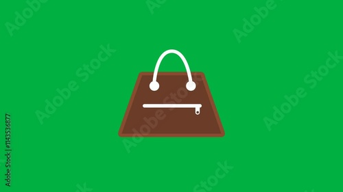 shopping bag green screen