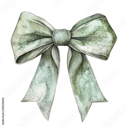 Festive christmas bow decoration home visual art holiday atmosphere close-up joyful concept for seasonal cheer