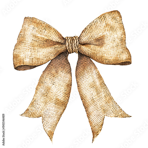 Charming rustic christmas bow clipart holiday decor inspiration burl background festive vibe creative concept for christmas decoration