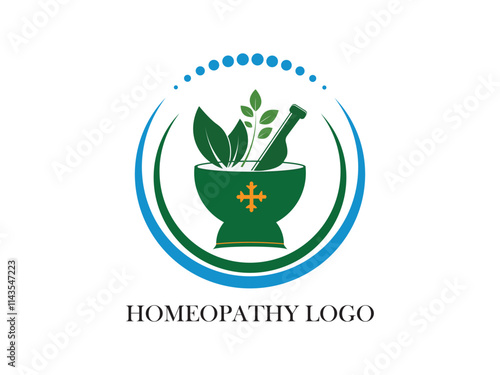 Homeopathy Logo Vector art design