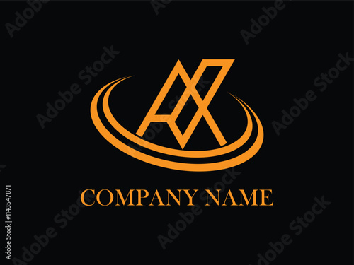Letter AB Creative logo design