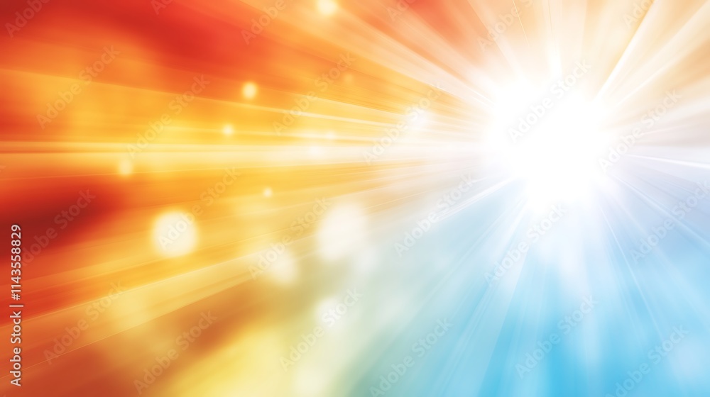 Radiantly bursting light abstract art colorful digital painting.. AI Generated Radiantly bursting light abstract art colorful digital painting.. AI Generated