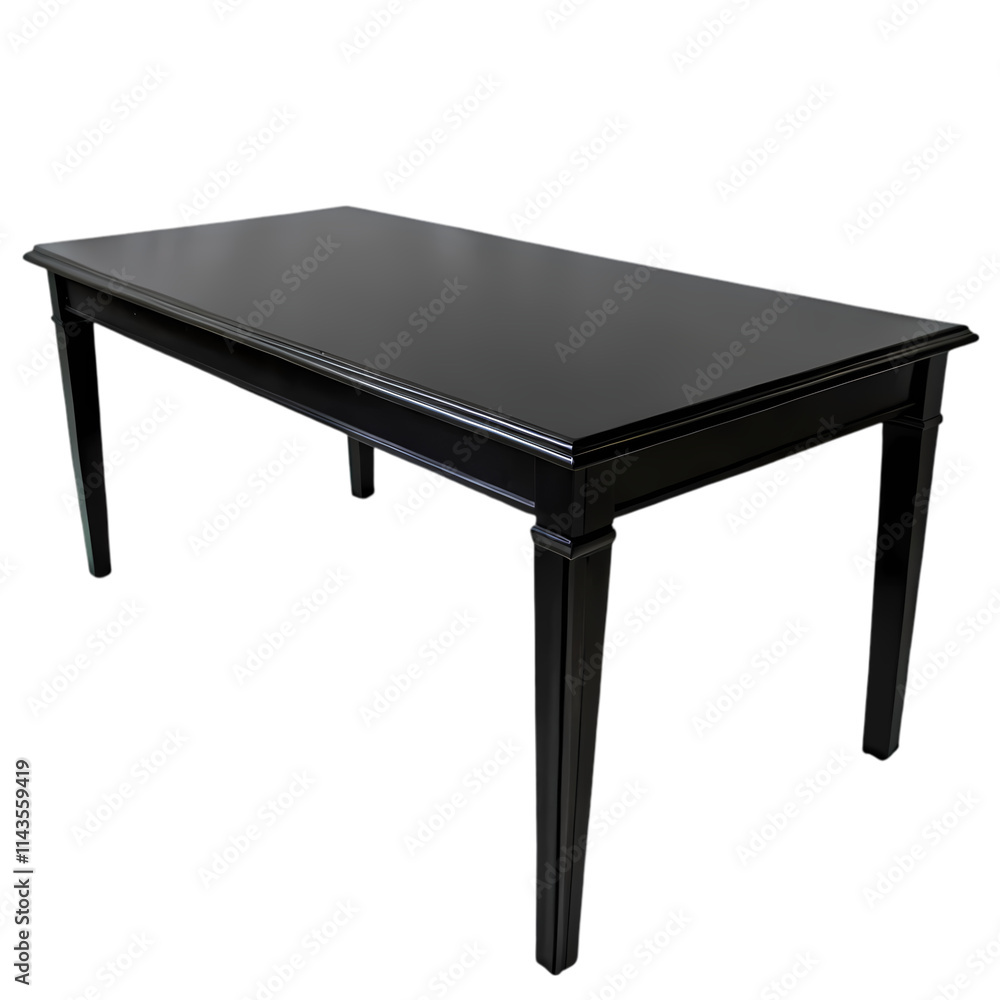 Sleek Black Office Desk, Perfect for Modern Workspace Sleek Black Office Desk, Perfect for Modern Workspace