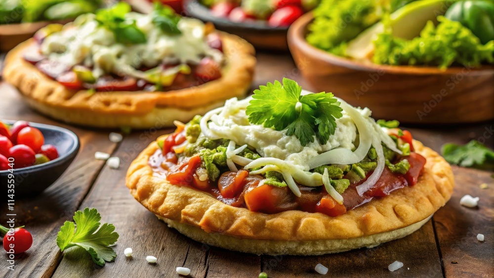 Delicious Homemade Sope: Authentic Mexican Street Food Recipe, High-Resolution Image