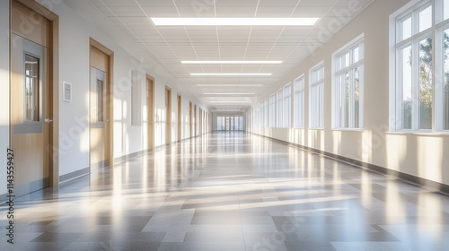 Wallpaper Mural an empty hall of hosptial, Torontodigital.ca