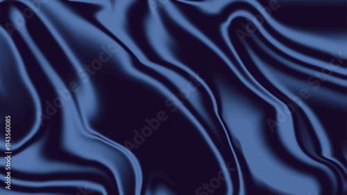 Dark blue liquify background. Abstract blue fluid texture background.