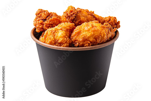 A bowl of fried chicken photo