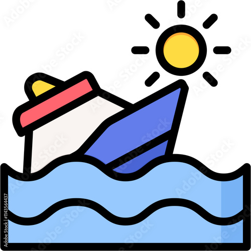 Sinking Boat icon