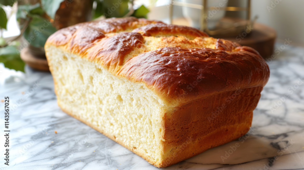Low-carb keto bread loaf, dense crumb, natural rustic setting, soft natural light, inviting tones Low-carb keto bread loaf, dense crumb, natural rustic setting, soft natural light, inviting tones