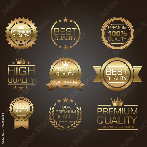 This premium quality vector art design features a certified emblem icon, showcasing a sleek, modern aesthetic. It symbolizes trust and excellence, ideal for brands emphasizing quality assurance.
