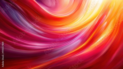 Abstract colorful swirling background with vibrant hues of red, orange, and yellow.