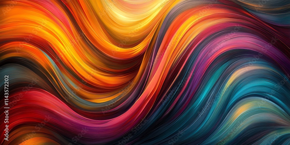 A vibrant abstract swirl of colors, conveying movement and energy. A vibrant abstract swirl of colors, conveying movement and energy.