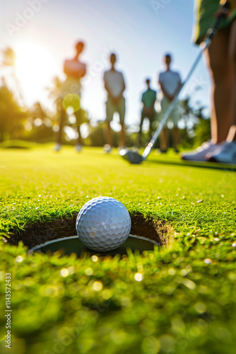 Wallpaper Mural  Two female best friends enjoying their golf game on a sunny day Torontodigital.ca
