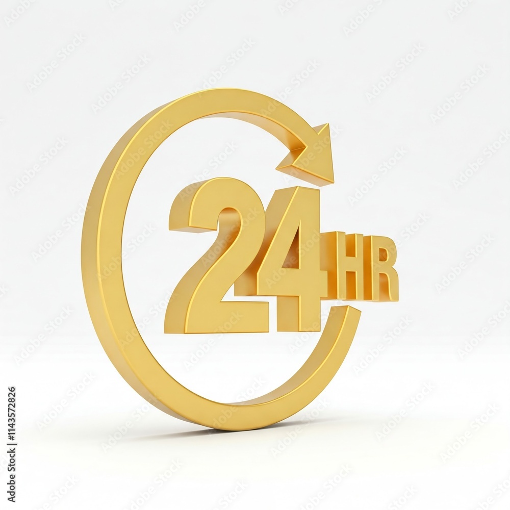 Fototapeta premium golden number one