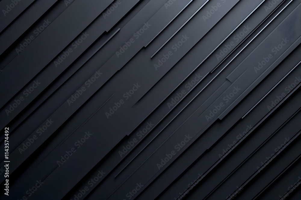 Obraz premium Abstract dark gray diagonal lines background.