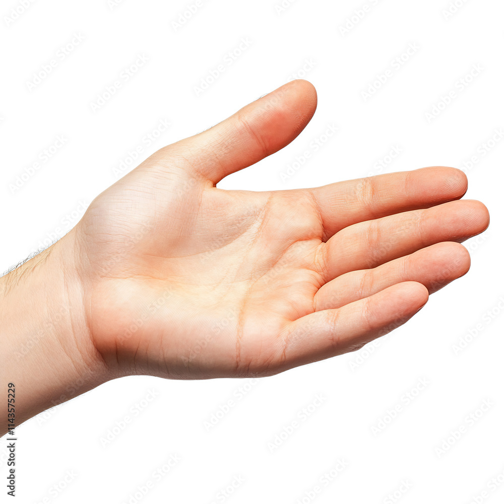 Open Palm Hand Gesture Reaching Out to Help or Receive Assistance Open Palm Hand Gesture Reaching Out to Help or Receive Assistance