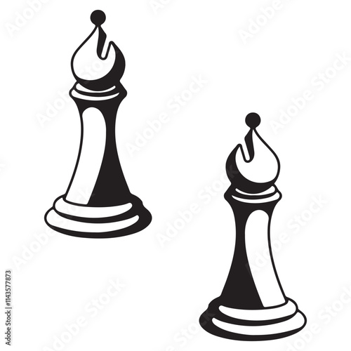 Chess Silhouette, Chess Vector Silhouette, Chess cartoon Silhouette, Chess illustration, Chess icon Silhouette, Chess Silhouette illustration