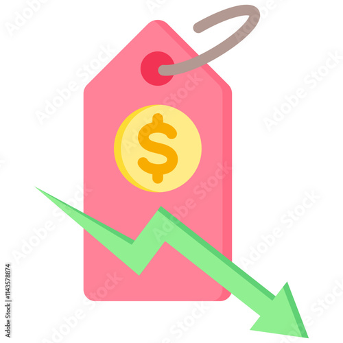 Price Down Icon