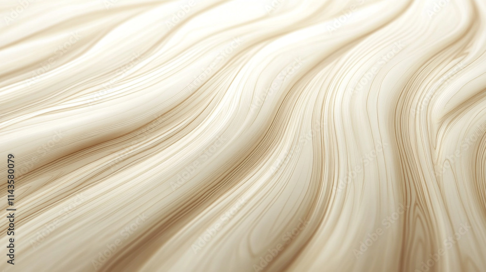Obraz premium Creamy Beige Wave Texture 