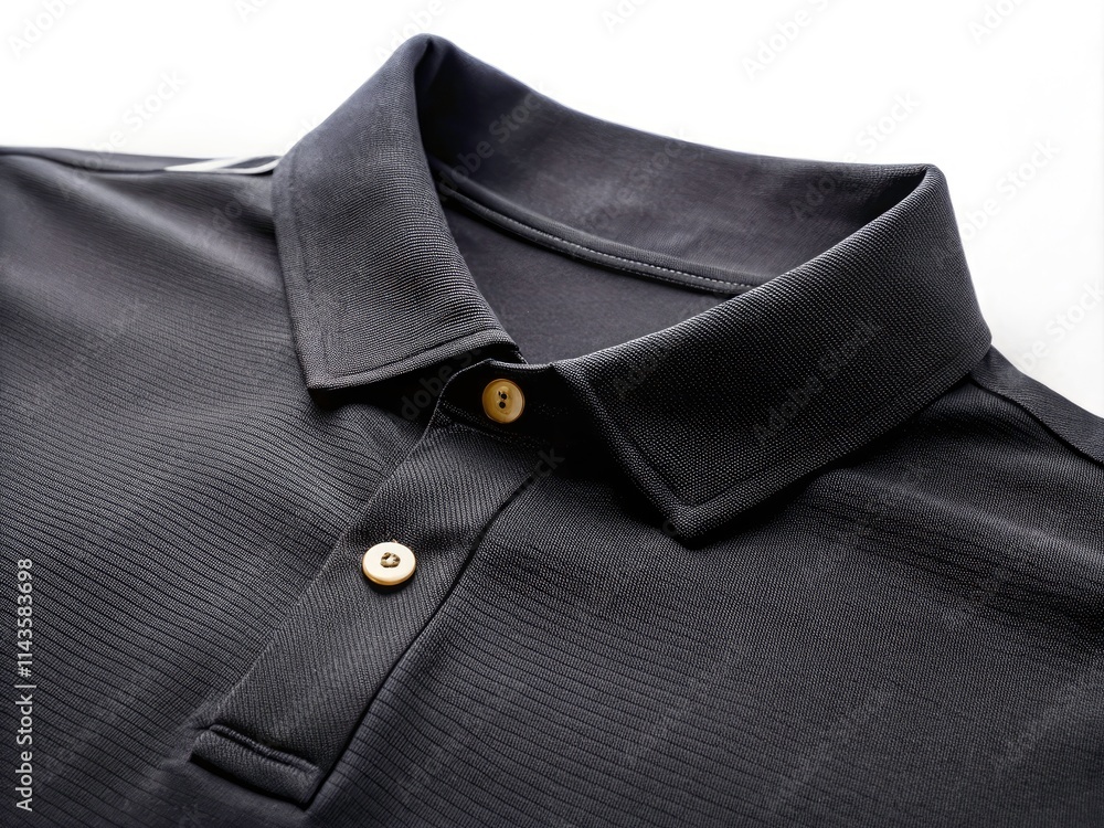 Black Polo Shirt Mockup, Isolated Background, Costume Sales, Clothing Photography, Apparel Design, Macro Detail Black Polo Shirt Mockup, Isolated Background, Costume Sales, Clothing Photography, Apparel Design, Macro Detail