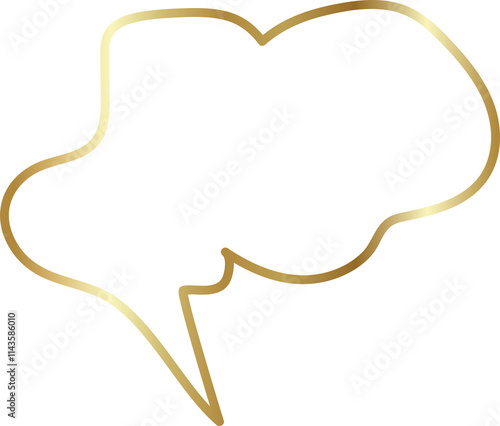 Wallpaper Mural Speech bubble luxury icon, dialogue, text, chat Torontodigital.ca