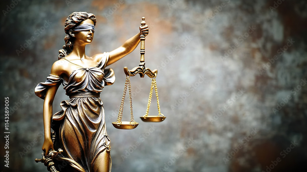 Legal and law concept statue of Lady Justice with scales of justice Legal and law concept statue of Lady Justice with scales of justice