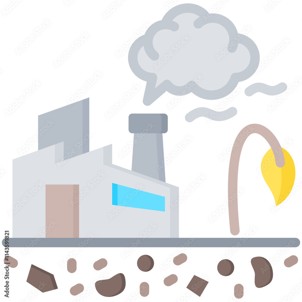 Environmental Degradation Icon Environmental Degradation Icon