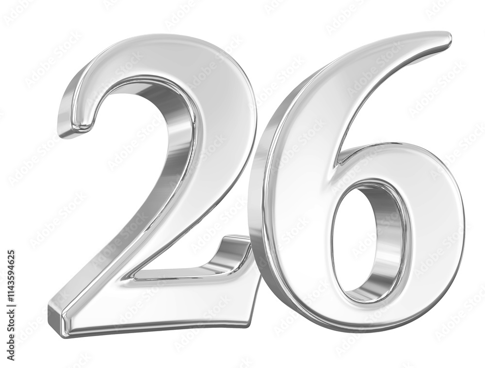 Silver Number 26 Silver Number 26