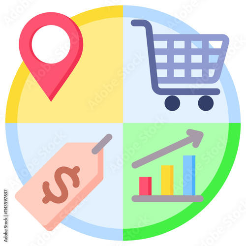Marketing Mix Icon