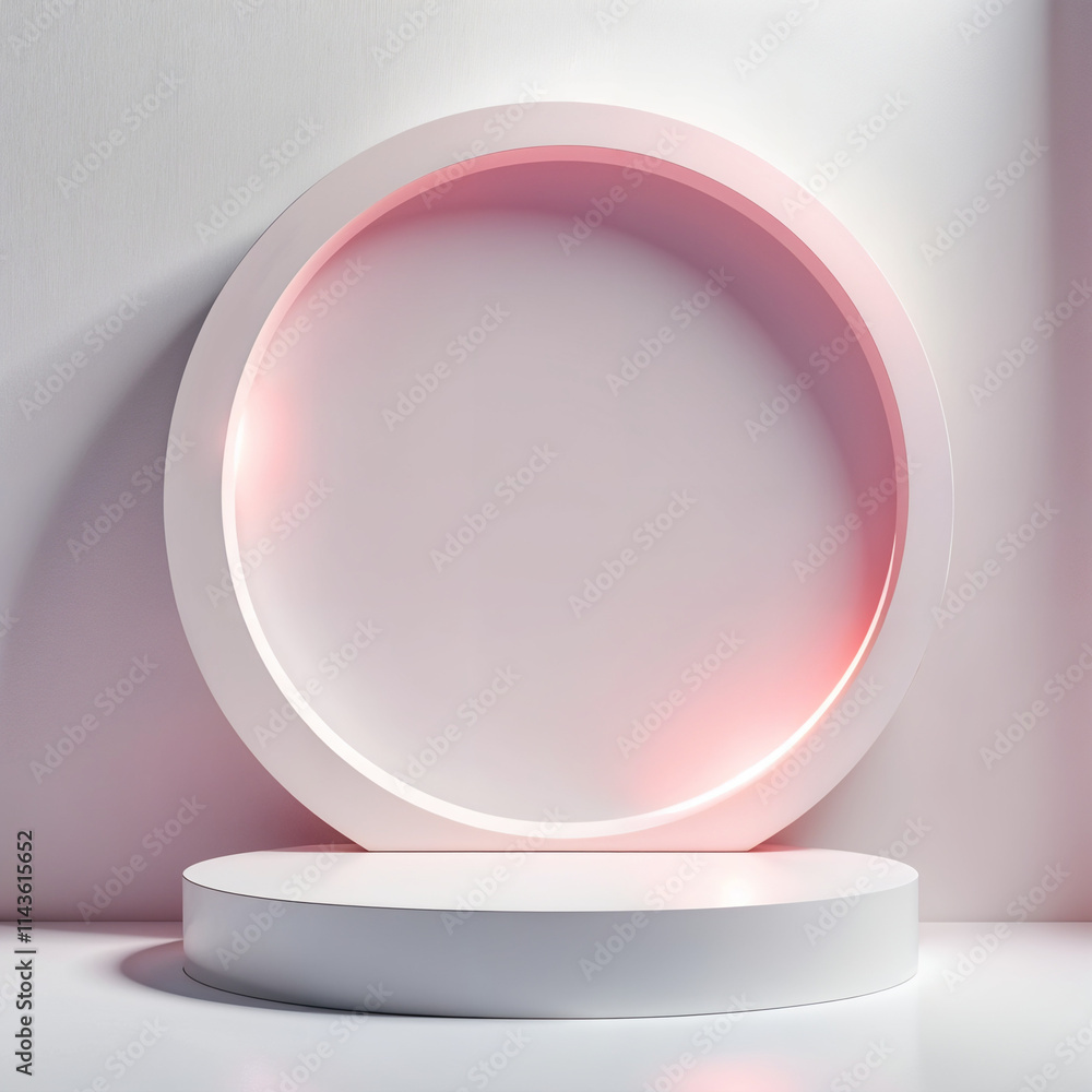 Monochromatic abstract 3d podium Monochromatic abstract 3d podium