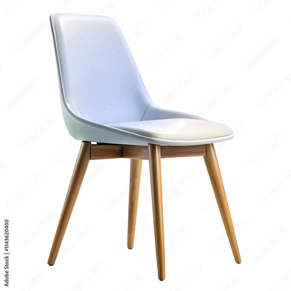 Elegant Wooden Dining Chair with Light Beige Upholstery Elegant Wooden Dining Chair with Light Beige Upholstery