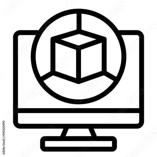 3D Cube Icon