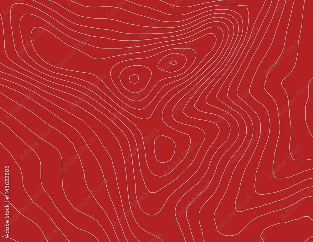 Curvas de nivel, mapa topográfico