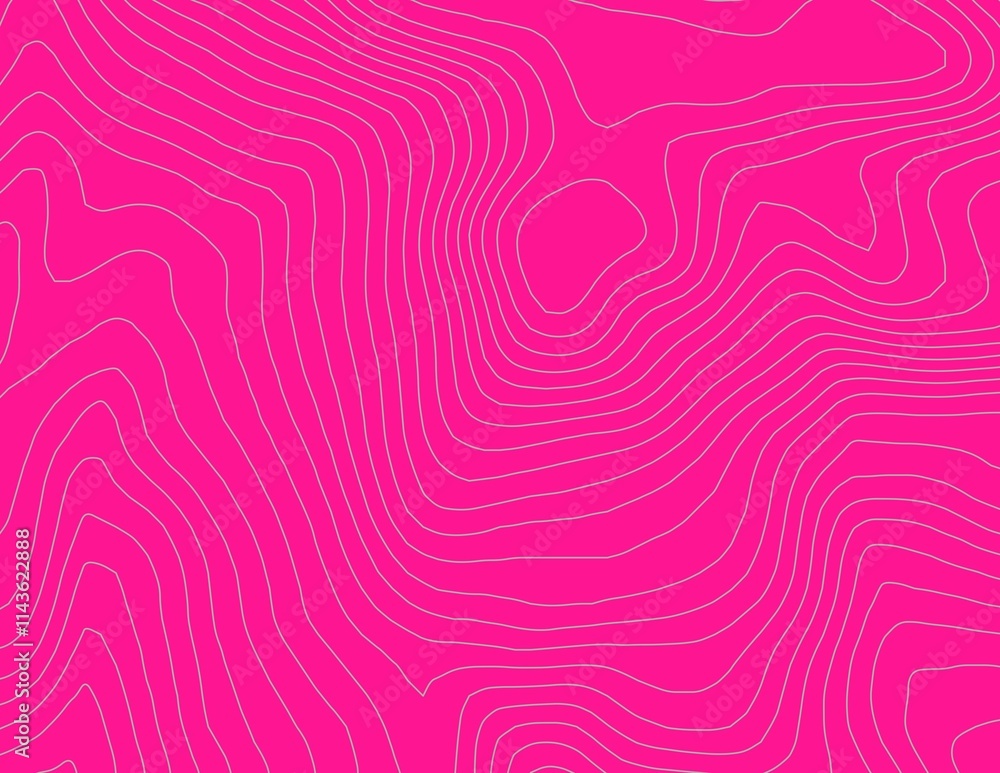 Curvas de nivel, mapa topográfico
