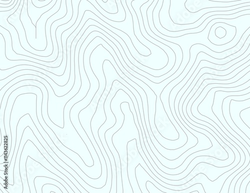 Curvas de nivel, mapa topográfico 