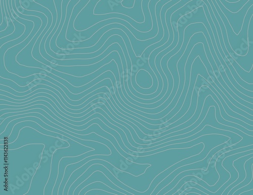 Obraz na płótnie Curvas de nivel, mapa topográfico w salonie