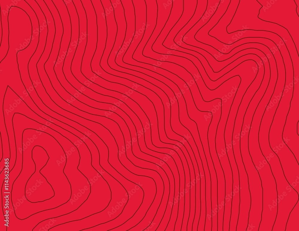 Curvas de nivel, mapa topográfico