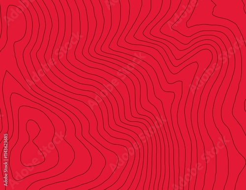 Curvas de nivel, mapa topográfico 