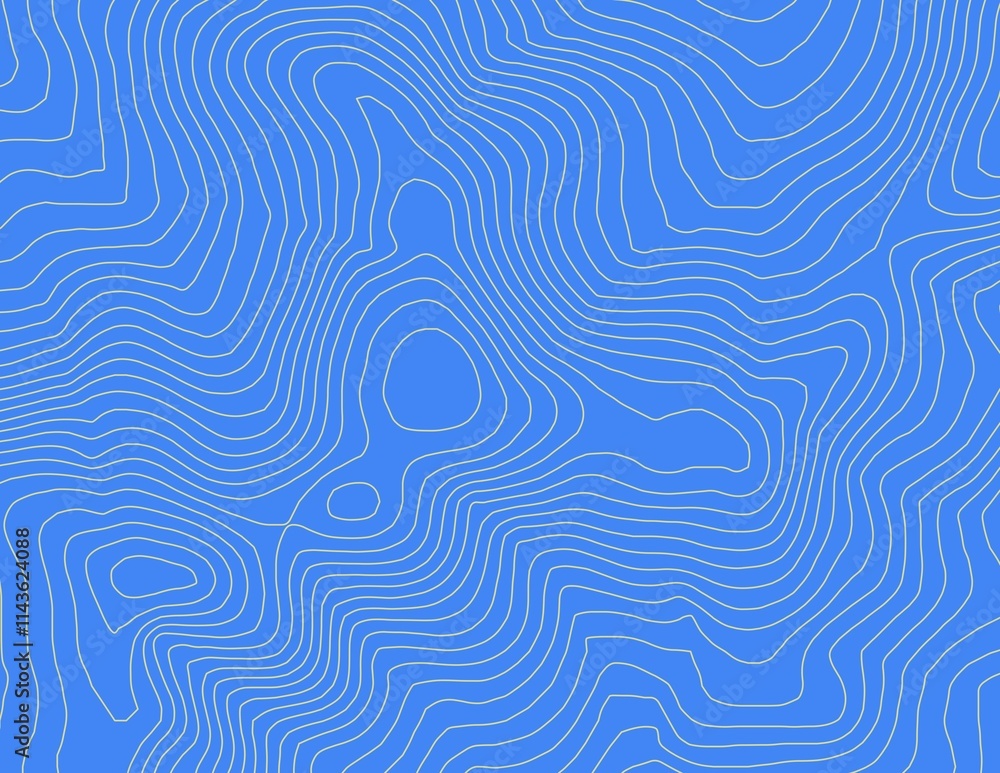 Curvas de nivel, mapa topográfico
