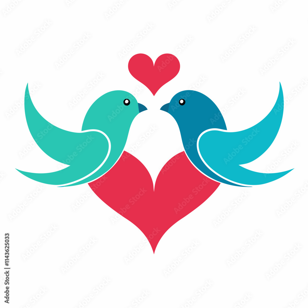 Enchanting Love Birds A Romantic Tale Unfolds Enchanting Love Birds A Romantic Tale Unfolds
