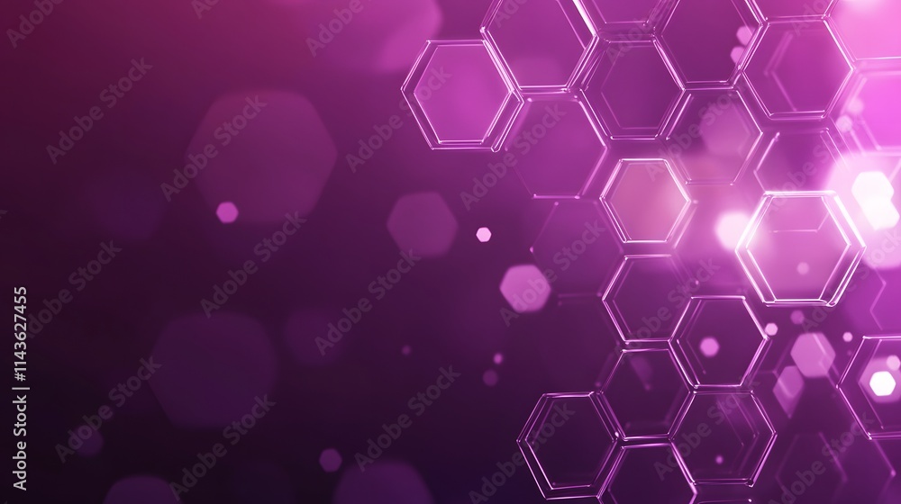 Abstract Purple Hexagon Pattern Background Design Abstract Purple Hexagon Pattern Background Design