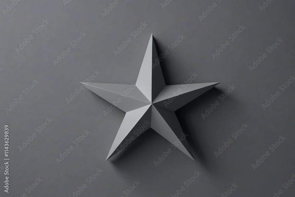 a close up of a star on a gray surface a close up of a star on a gray surface