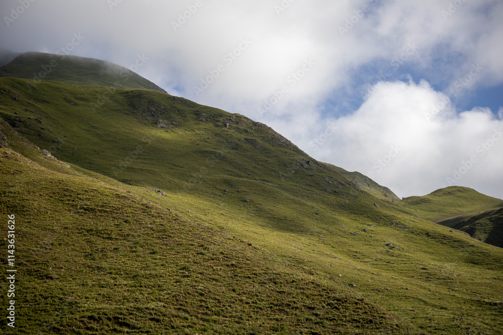 Fototapeta premium mountain landscape with clouds