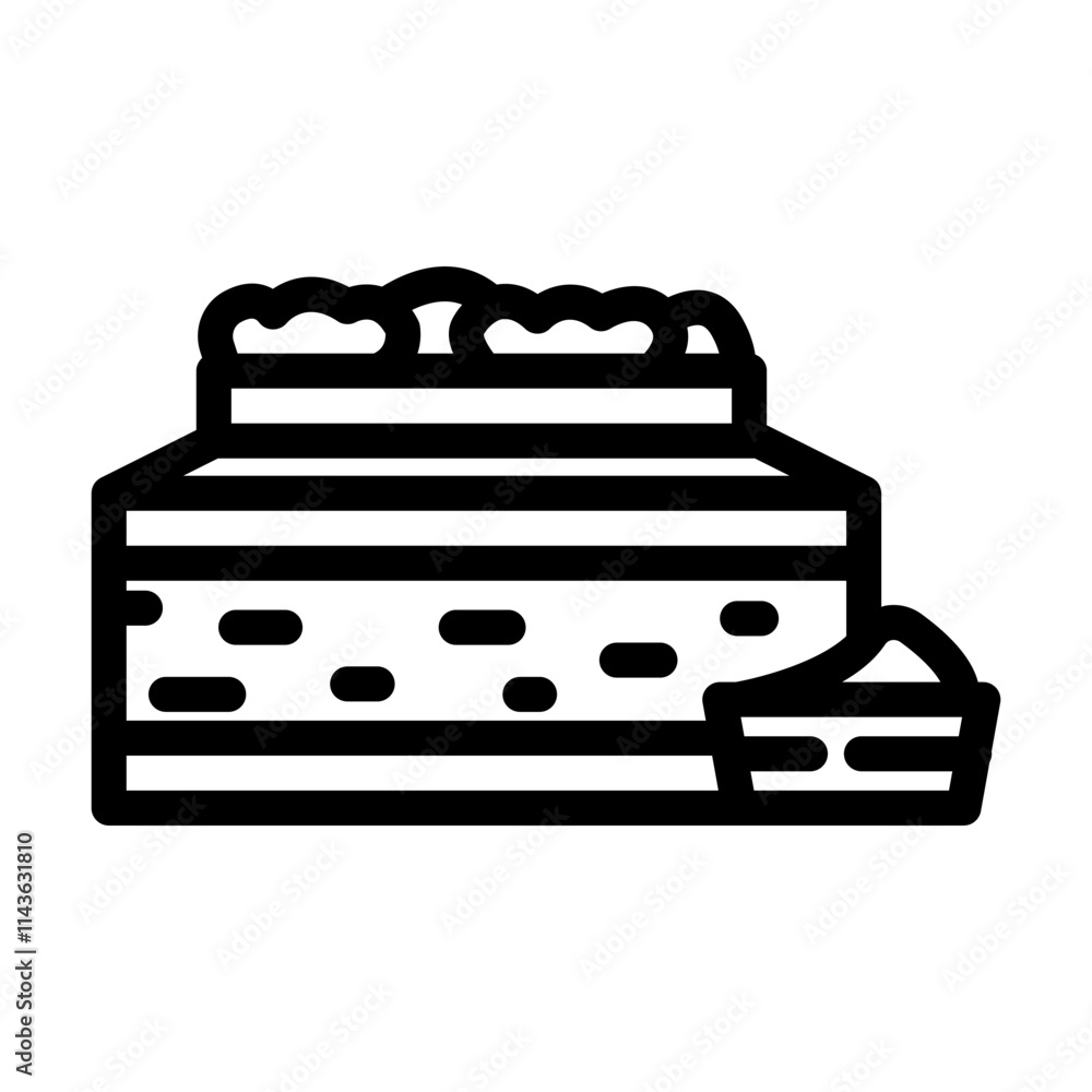 dim sum basket chinese cuisine line icon vector. dim sum basket chinese cuisine sign. isolated contour symbol black illustration dim sum basket chinese cuisine line icon vector. dim sum basket chinese cuisine sign. isolated contour symbol black illustration