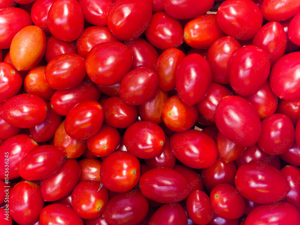 A bunch of red tomatoes A bunch of red tomatoes